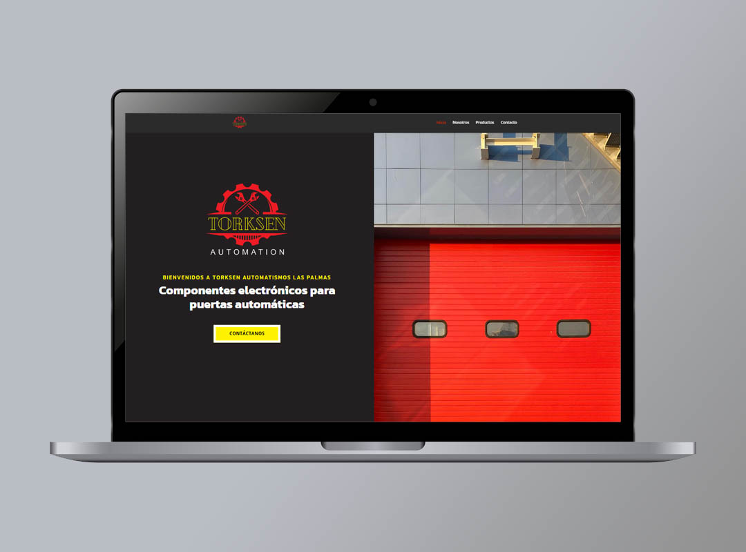 proyecto-porfolio_diseño-web-responsive-Torksen-inicio Web responsive Torksen Componentes vista en portátil